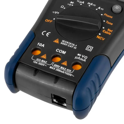 PCE-LT 12 - Versatile Voltage Tester with Cable Finder & NCV Function