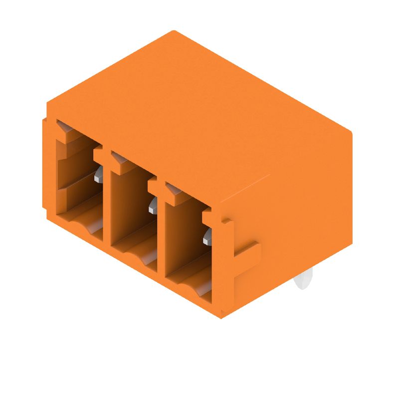 1942040000 - 3-Pole PCB Connector 3.81mm Pitch, 90° Angle, Orange  (Pack of 138)