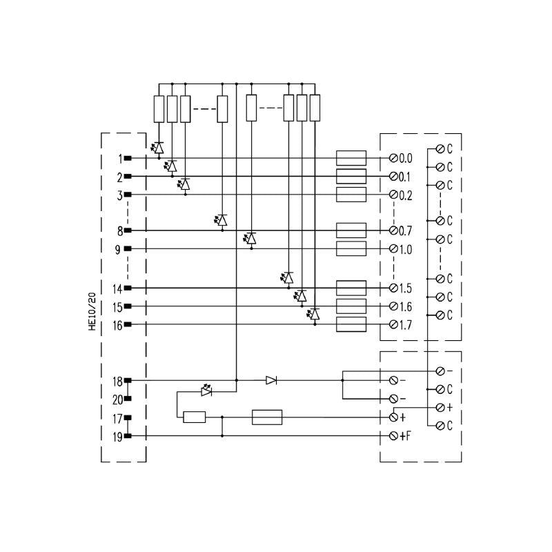 1311850000 - 2-Wire Interface Device with LED Status Display