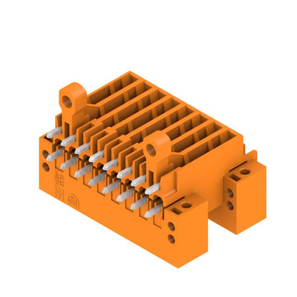 1633870000 - 16-Pole 3.5mm PCB Connector with THT Solder, Orange Flange  (Pack of 20)