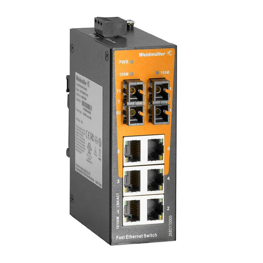 2682170000 - Unmanaged 6-Port Fast Ethernet Switch, IP30 Rated