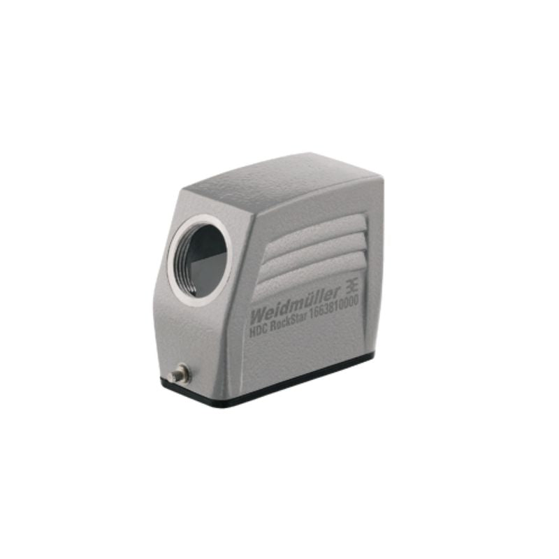 1663810000 - IP65 HDC Enclosure with Side Cable Entry and Locking Clamp