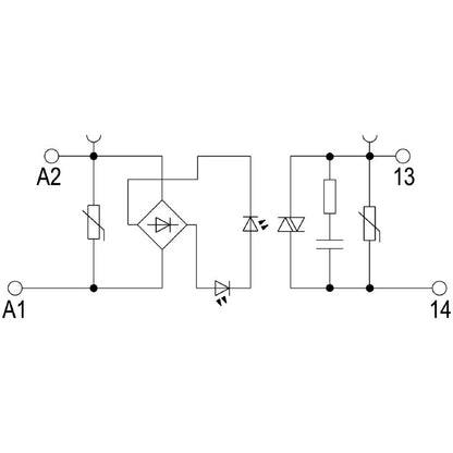 8951220000 - Solid-State Relay 24V AC, 230V AC, 0.1A with LED Indicator  (Pack of 10)