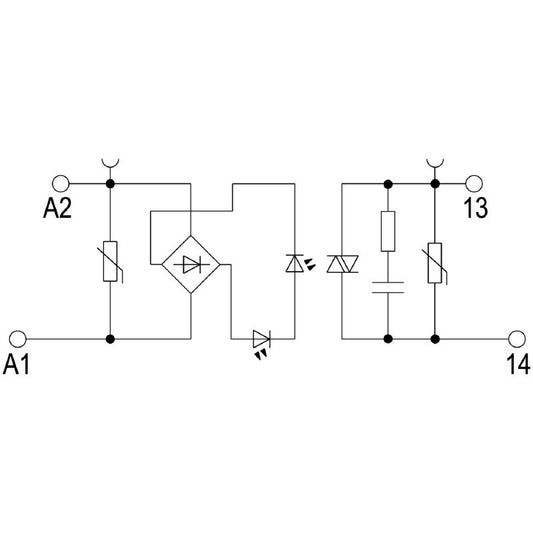 8951220000 - Solid-State Relay 24V AC, 230V AC, 0.1A with LED Indicator  (Pack of 10)