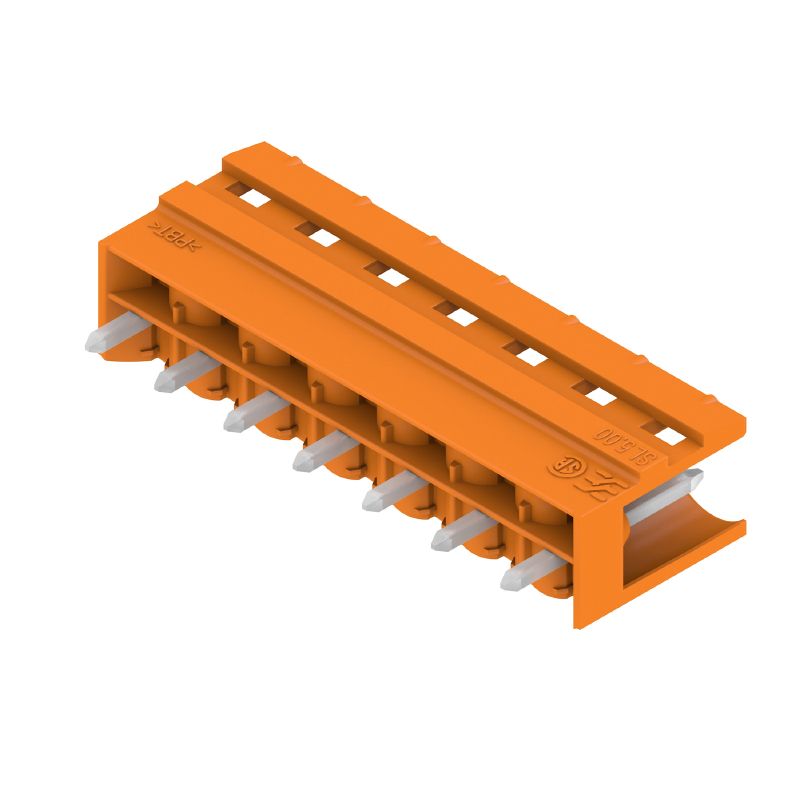 1581370000 - Orange 7-Pole 5.00mm PCB Connector with THT Solder Pins  (Pack of 50)