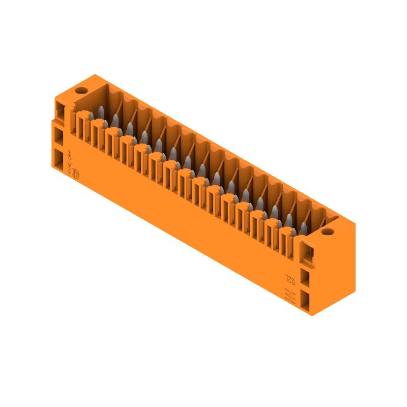 1729560000 - 3.5mm 180° PCB Male Connector, 32 Poles, Orange  (Pack of 24)