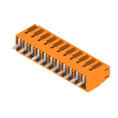 1845100000 - 3.50mm 11-Pole Orange PCB Terminal, 90° Orientation  (Pack of 48)