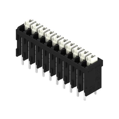 1874640000 - Black 3.5mm Pitch PCB Terminal, 10 Poles, 180° Angle  (Pack of 175)