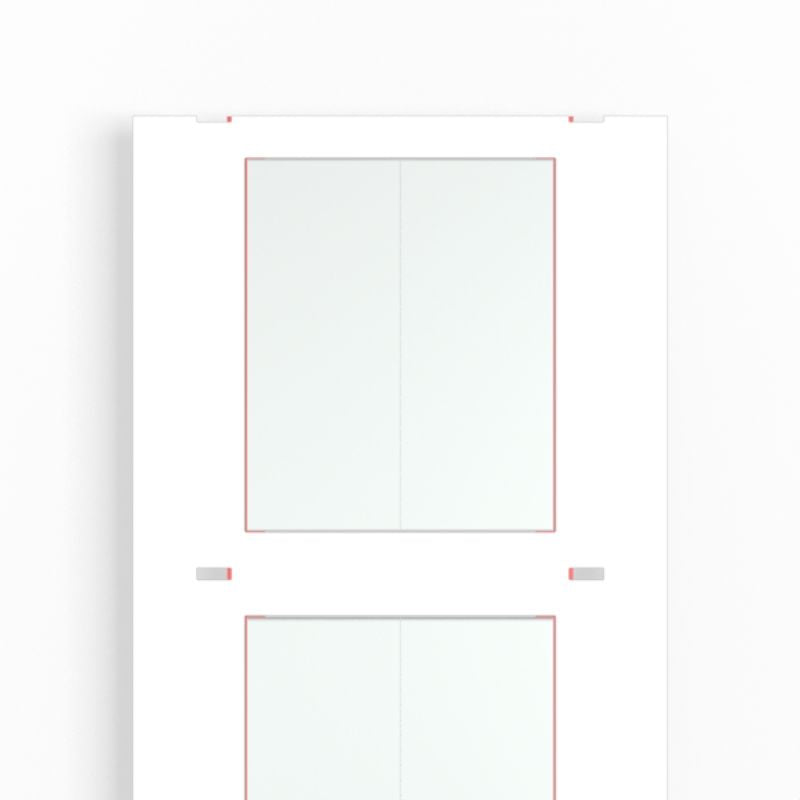 2437950000 - White Cable Markers 25.4x60.5mm, 200 Pack, RoHS Compliant  (Pack of 200)