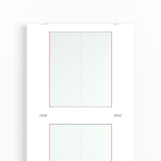 2437950000 - White Cable Markers 25.4x60.5mm, 200 Pack, RoHS Compliant  (Pack of 200)