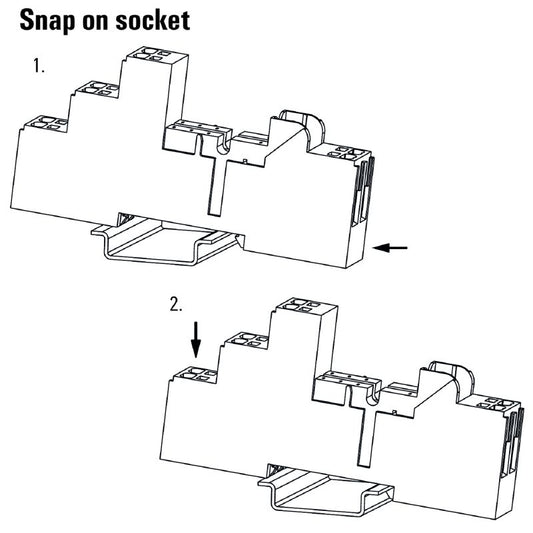 8869500000 - 8A Relay Socket, 48.3mm Depth, UL Certified  (Pack of 10)