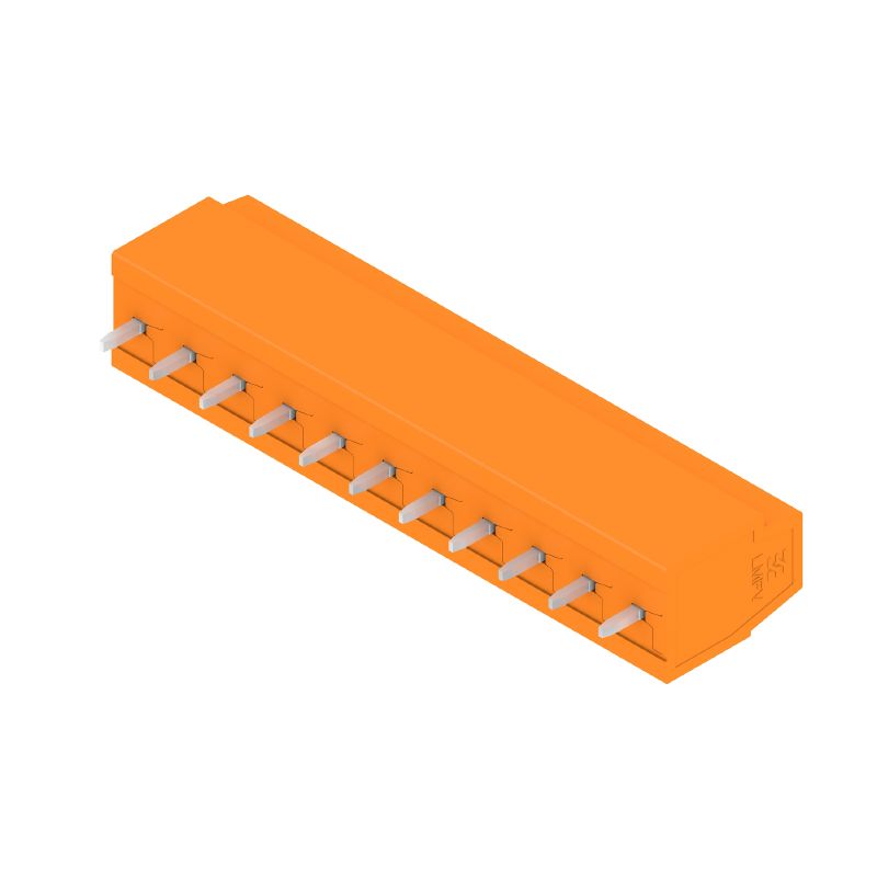 2786630000 - 5.00mm 11-Pole Orange PCB Terminals, 90° Angle, PUSH IN  (Pack of 68)