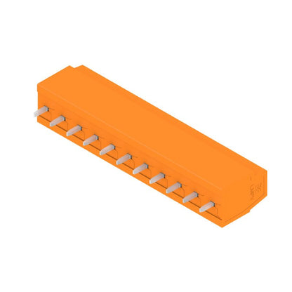 2786630000 - 5.00mm 11-Pole Orange PCB Terminals, 90° Angle, PUSH IN  (Pack of 68)
