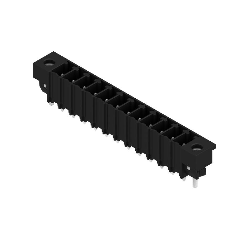 1863410000 - 3.81mm 12-Pole Male PCB Connector, 180° Angle, Black Box  (Pack of 50)