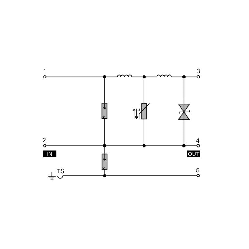 8823280000 - Black Surge Protection Device for TS 35 Rail Mounting  (Pack of 10)