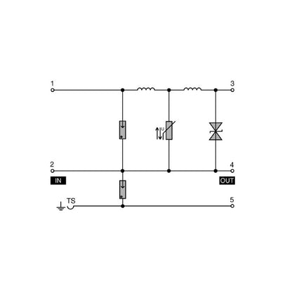 8823280000 - Black Surge Protection Device for TS 35 Rail Mounting  (Pack of 10)
