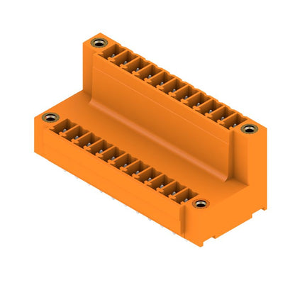 1035080000 - 3.81mm Flanged Male PCB Connector, 22 Poles, Orange Pins  (Pack of 50)