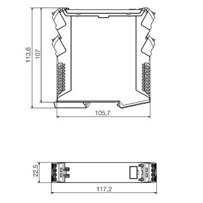 1510240000 - True RMS Current Transducer, Monitors Up to 60A