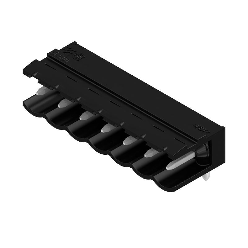 1410510000 - 5.00mm 7-Pole PCB Connector, Black THT Solder, 90° Angle  (Pack of 50)