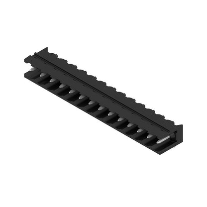 1155180000 - 14-Pole 5.08mm PCB Connector, 90° Elbow, Black Solder Pins  (Pack of 50)