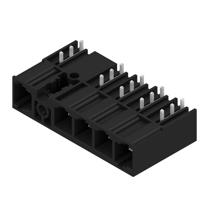 2597290000 - 10.16mm Male Header Connector, 5-Pole, 270° Angle, Black  (Pack of 30)
