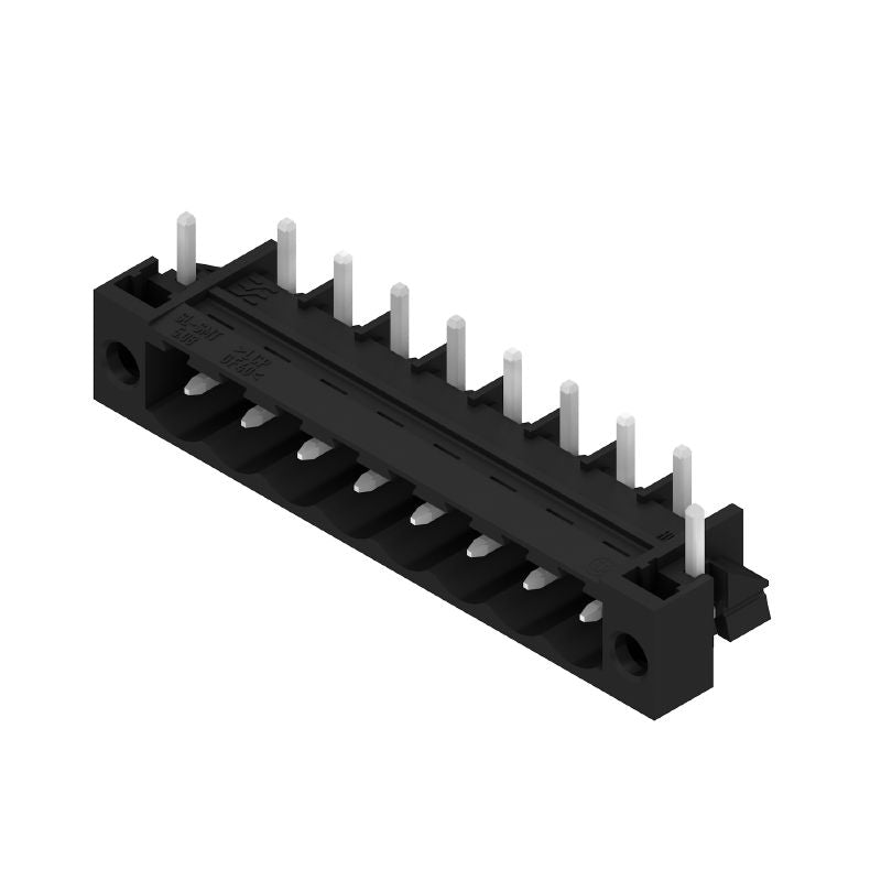 1876910000 - 5.08mm 8-Pole Black PCB Header Connector with Solder Flange  (Pack of 50)