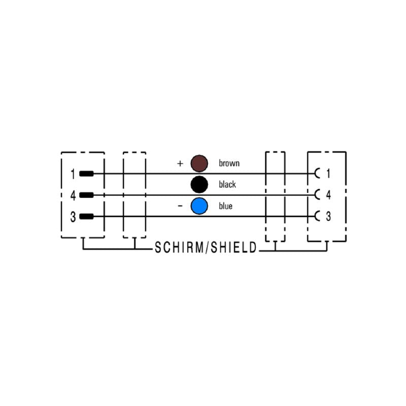 1059470500 - 5m M12 Sensor/Actuator Connecting Line with 3 Poles
