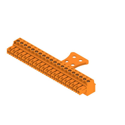 1236470000 - 20-Pole 3.81mm PCB Connector with Clamping Yoke, RoHS Certified  (Pack of 50)