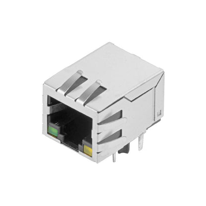 2564410000 - 90° RJ45 Transformer Jack with 8 Poles, Durable PA 9T  (Pack of 200)
