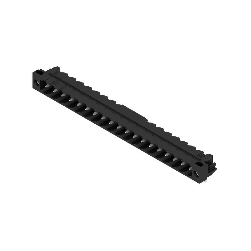 1840520000 - 19-Pole 5mm PCB Header Connector with Black Tinned Pins  (Pack of 12)