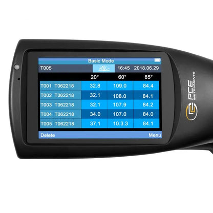 PCE-IGM 100 - Mobile Gloss Meter with 3.5" Display & Data Memory