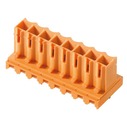 1376440000 - 3.50mm PCB Female Header Connector with 8 Poles, Orange  (Pack of 19)
