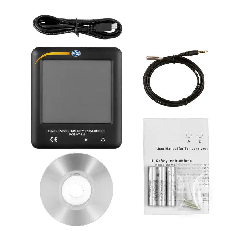 PCE-HT 114 - Refrigerator Data Logger with 2m Sensor & Real-Time Display