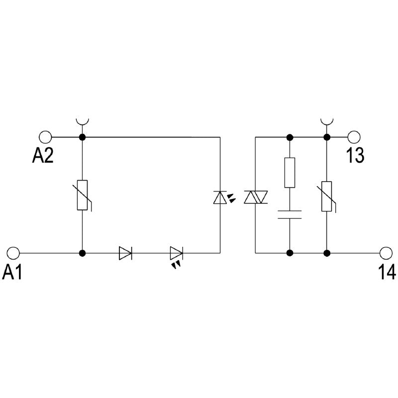 8951210000 - Solid-State Relay 220V DC/230V AC, 0.1A with Indicator  (Pack of 10)