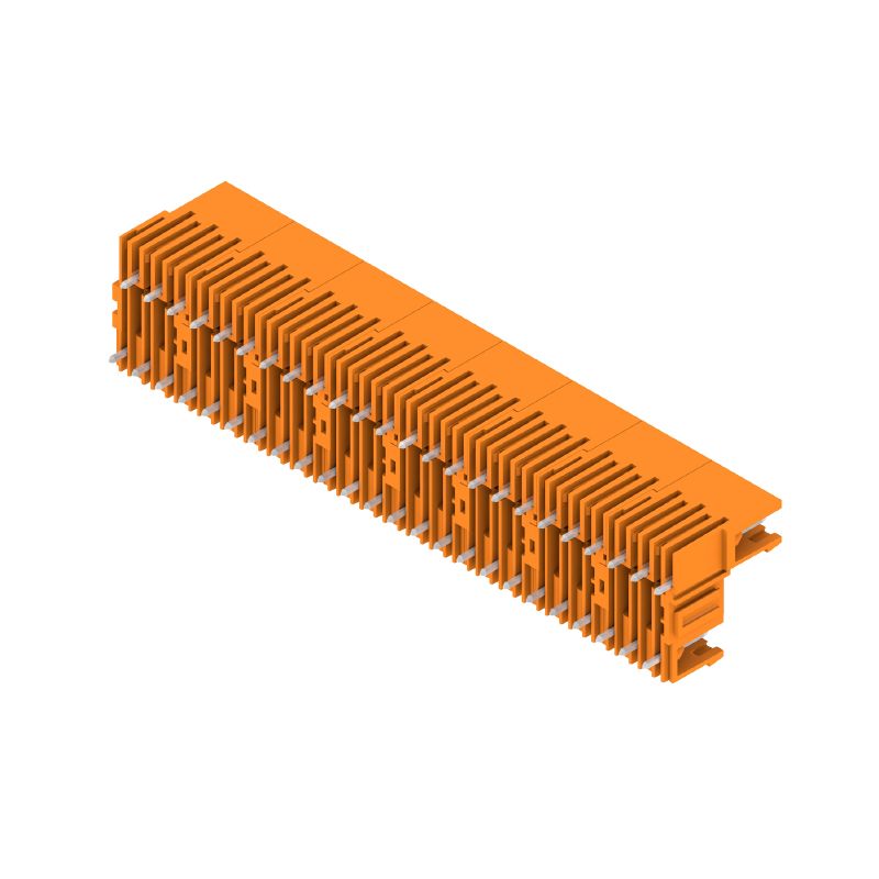 1725870000 - Orange 48-Pole PCB Plug-In Connector, 5.08mm Pitch, 180° Angle  (Pack of 10)