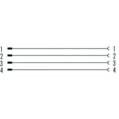 1392400000 - IP67 M8 Connector with 4A Current and Gold-Plated Contacts