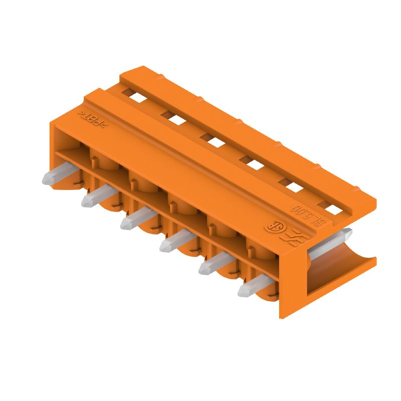 1581360000 - 5mm 6-Pole Male PCB Connector with THT Solder Pins  (Pack of 50)