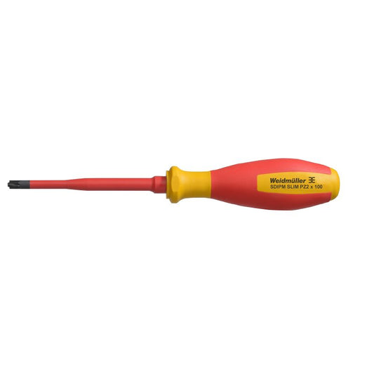 2749690000 - VDE 100mm Slim Pozidrive Screwdriver, Size 2