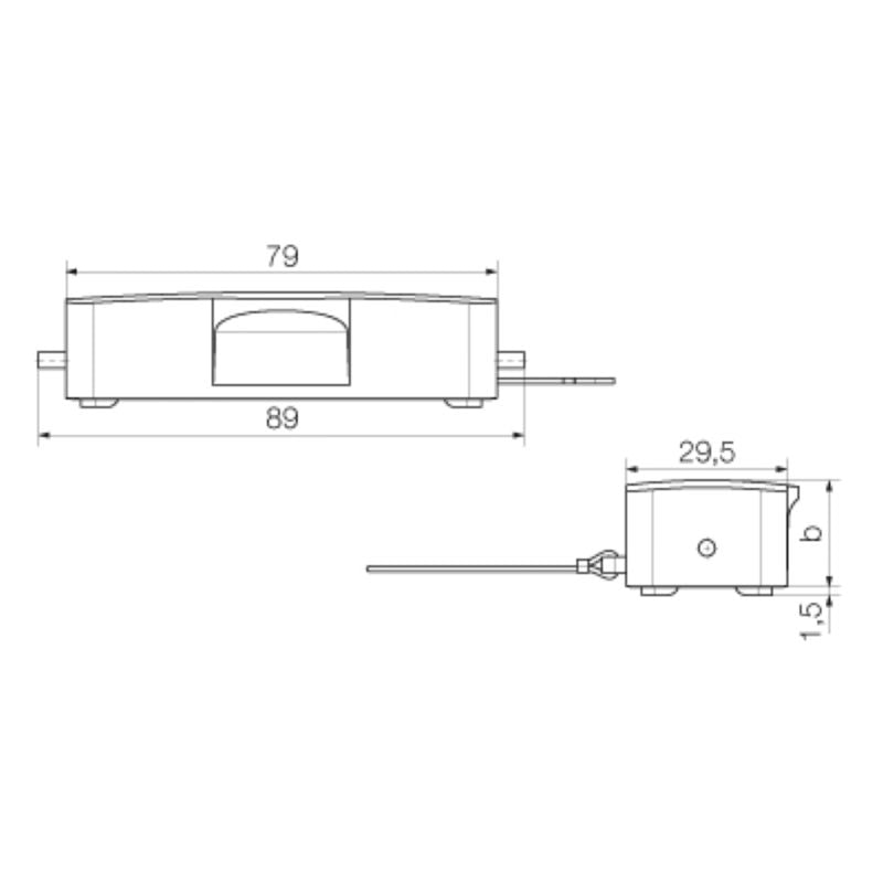 1665910000 - IP65 Housing Enclosure with End-Locking Clamp, Size 5
