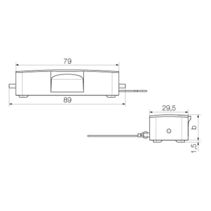 1665910000 - IP65 Housing Enclosure with End-Locking Clamp, Size 5