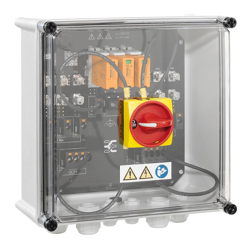 2683050000 - Durable Photovoltaic Combiner Box with 3 Inputs & Surge Protection