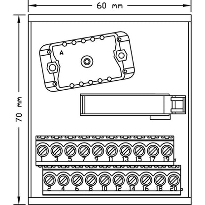 1126630000 - RS ELCO 20-Pole Plug-in Connector, RoHS Certified, -25 to 50 °C