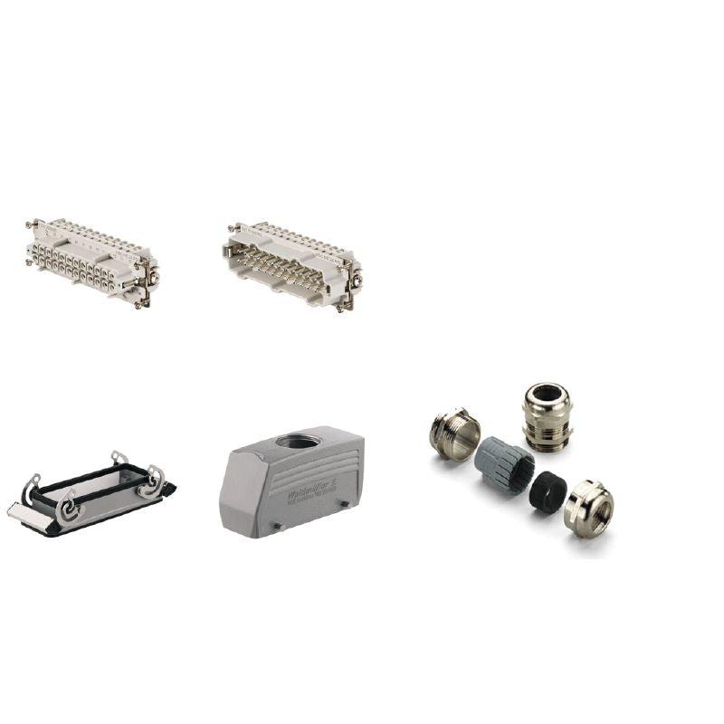 1802480000 - Heavy-Duty Connector Kit with 24 Poles and IP65 Protection