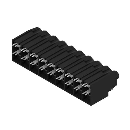 1386850000 - 15mm PCB Terminal, 9 Poles, 90° Angle, Tinned Pins  (Pack of 8)