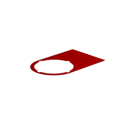 2006160000 - Red 56x36mm Self-Adhesive Device Marker for Compatible Printers  (Pack of 1000)