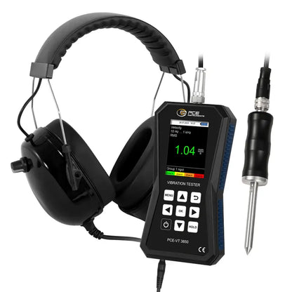 PCE-VT 3850S - 3.9mm Vibration Accelerometer with 2.8" Display
