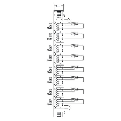 1315190000 - 8-Channel IP20 Remote I/O Module for Digital Signal Inputs