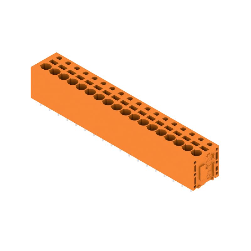 1331620000 - Orange 18-Pole PCB Terminal, 180° Solder Pins, 3.5mm  (Pack of 15)