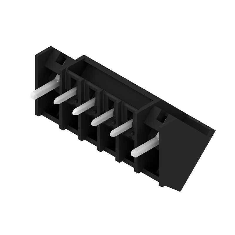 1978100000 - 4-Pole 3.81mm PCB Connector with 135° Elbow, Black  (Pack of 50)