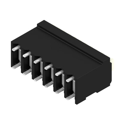 1875360000 - 3.81mm PCB Terminals, 6 Poles, Black, 180° Angle  (Pack of 175)